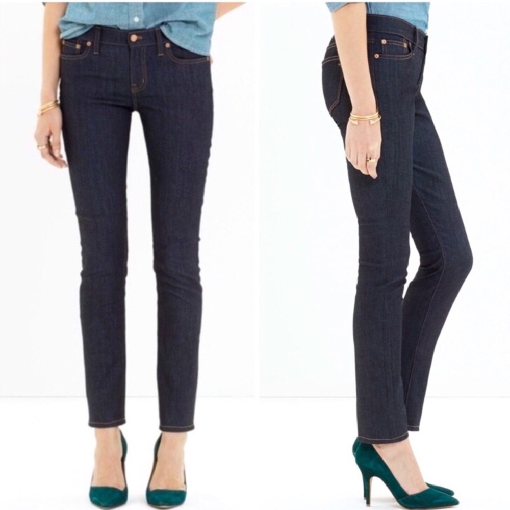 Madewell Alley Straight dark wash jeans size 24
